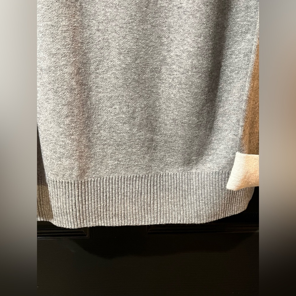 J. Jill Gray and Cream Women's Sweater - Picture 5 of 11